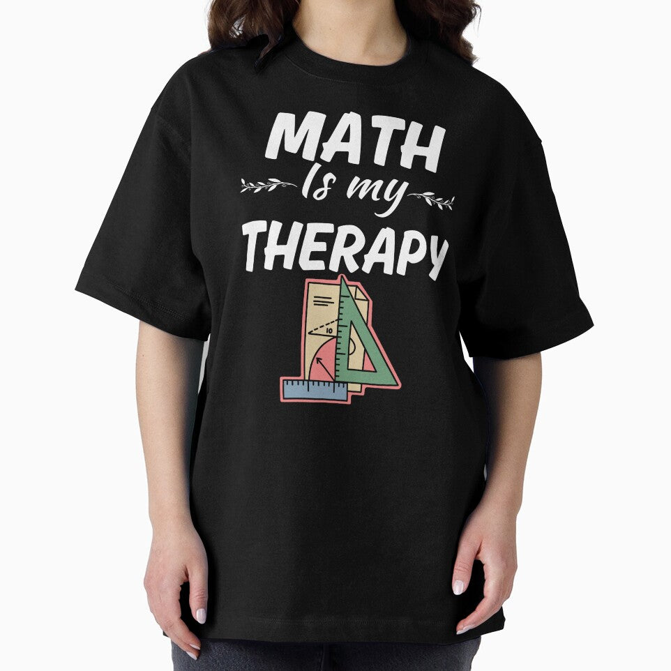 Math is my therapy, funny mathematics life saying or quote by NBSStore