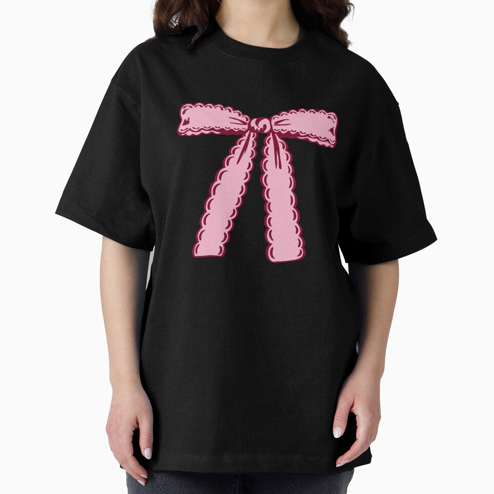Pink Ruffle Ribbon Bow by Kusaka.art