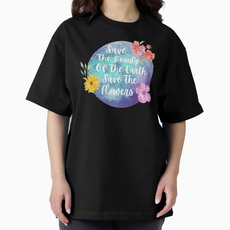 Save The Beauty Of The Earth Save The Flowers by EsraaBaniOdeh
