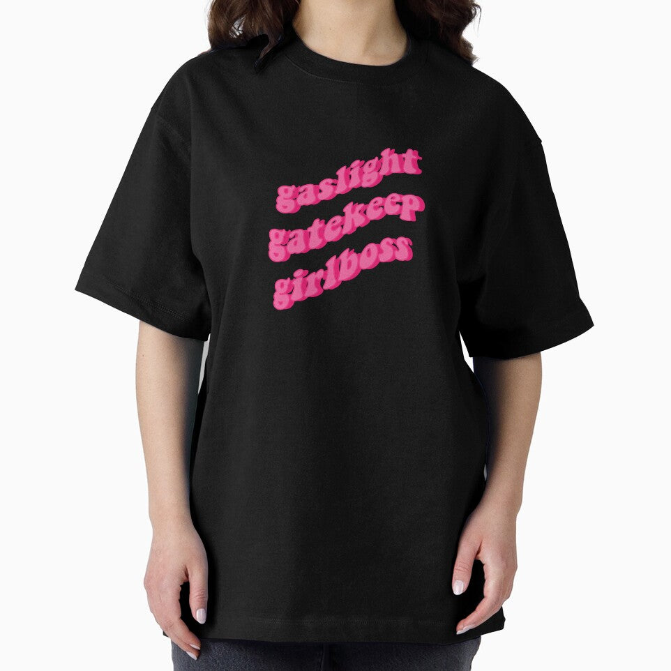 gaslight gatekeep girlboss hot pink by stickersxbecca