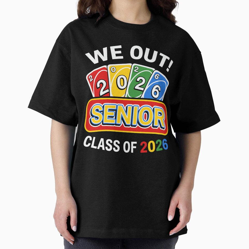 We Out Senior Class of 2026 Funny Graduation High School Senior Gift by gunaone-design