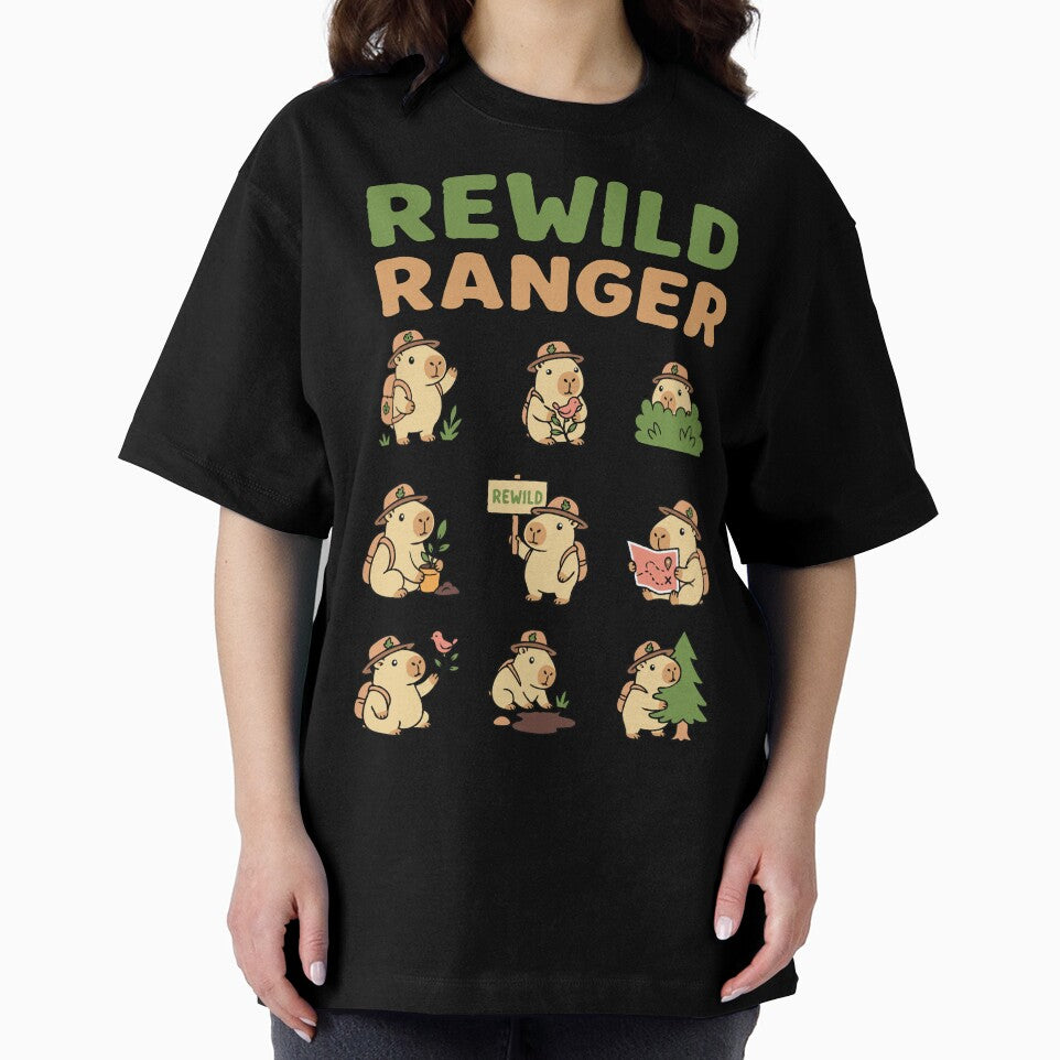Rewild Ranger: Capybara Pet Mascot, Love Wild Nature by RedStreamStudio