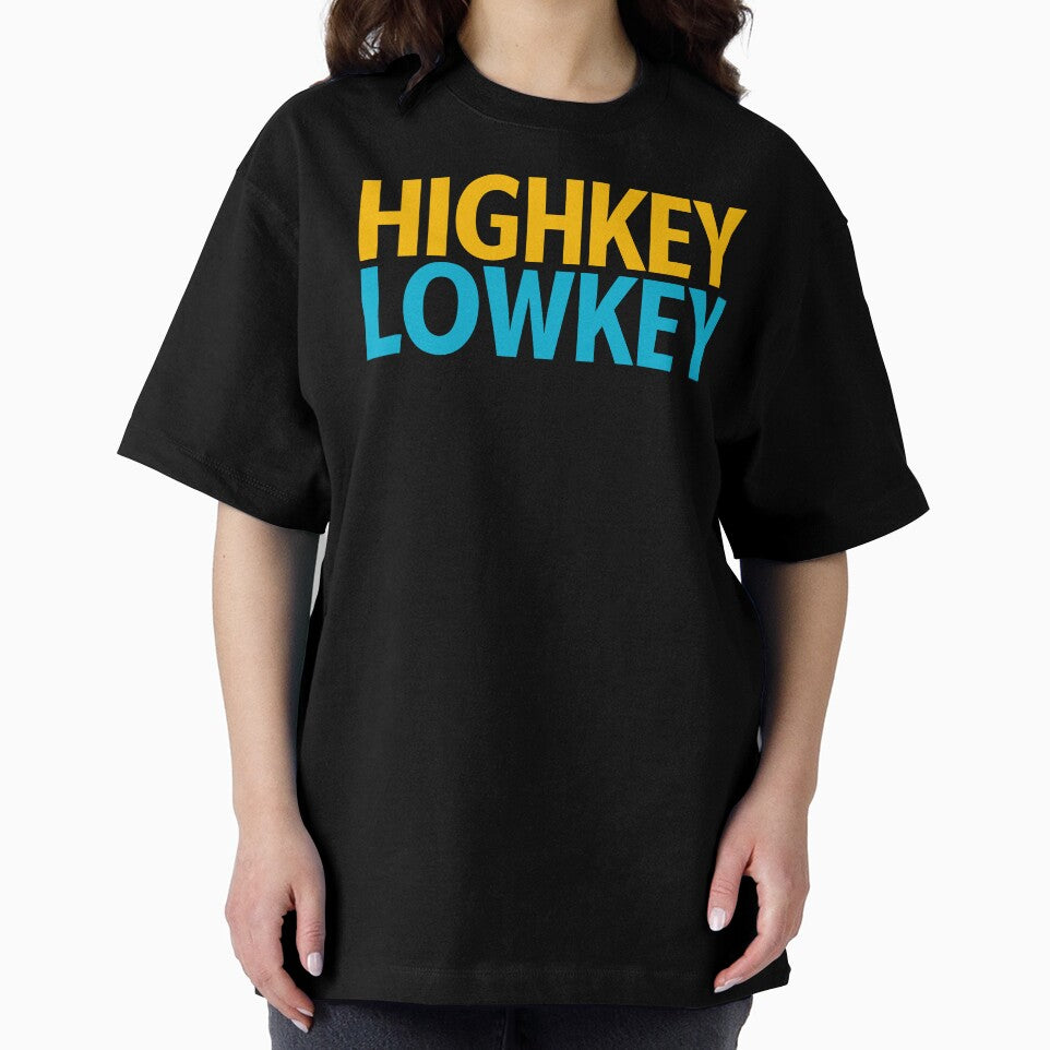 Highkey Lowkey in Yellow and Blue by Memes N Lore