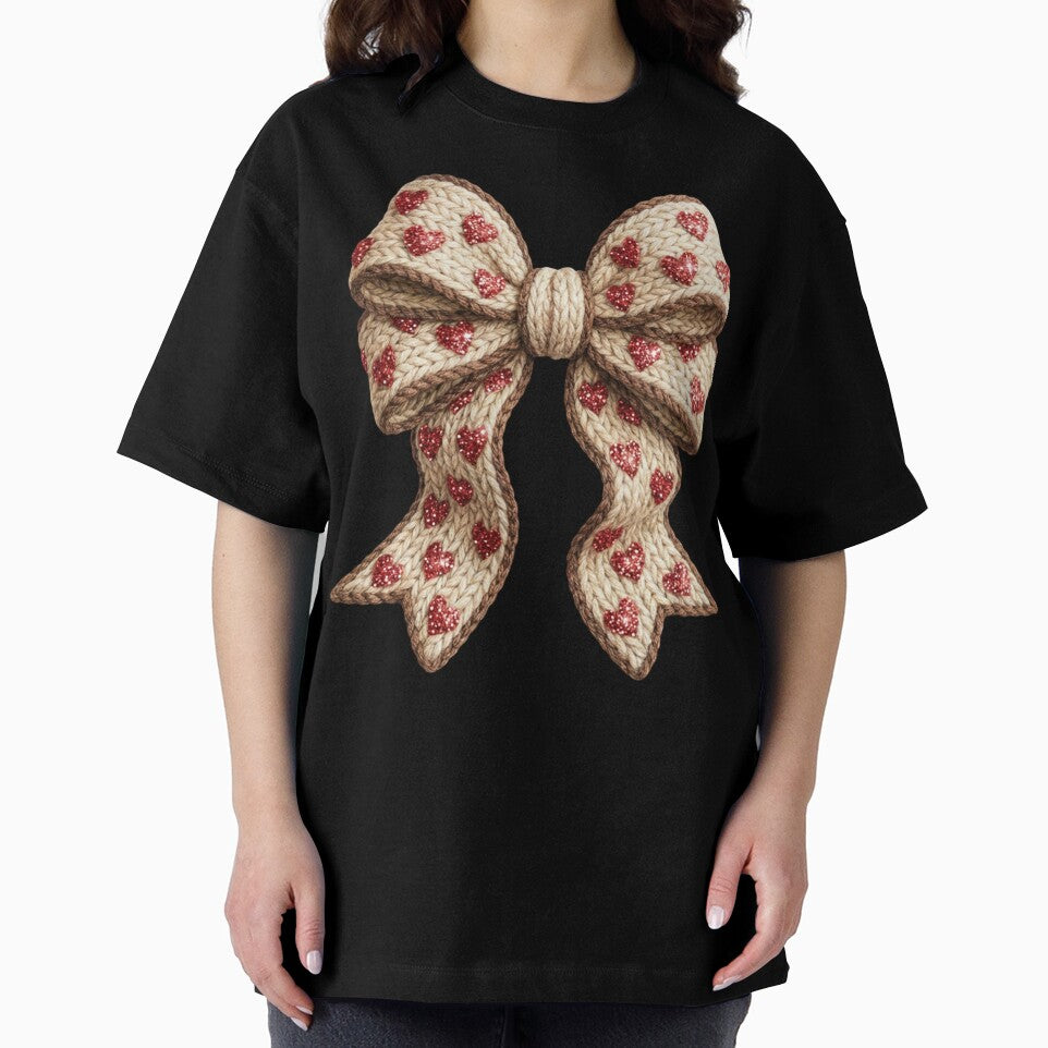 Faux Yarn Coquette Bow Valentine XOXO by minlik