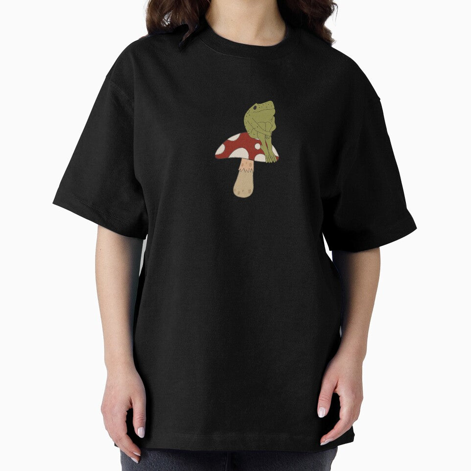 Frog On Mushroom Thinking by minstore