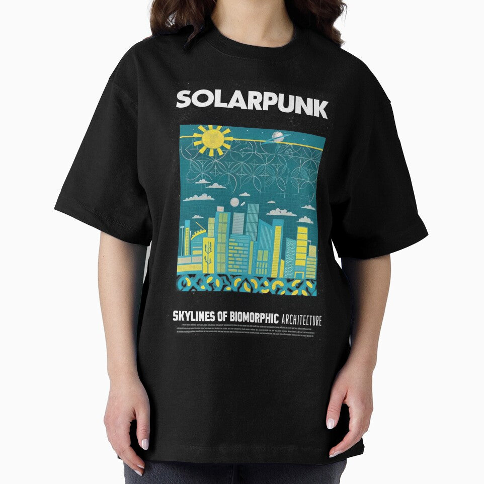 Solarpunk: Biomorphic Architecture Skyline by Raw-Ink