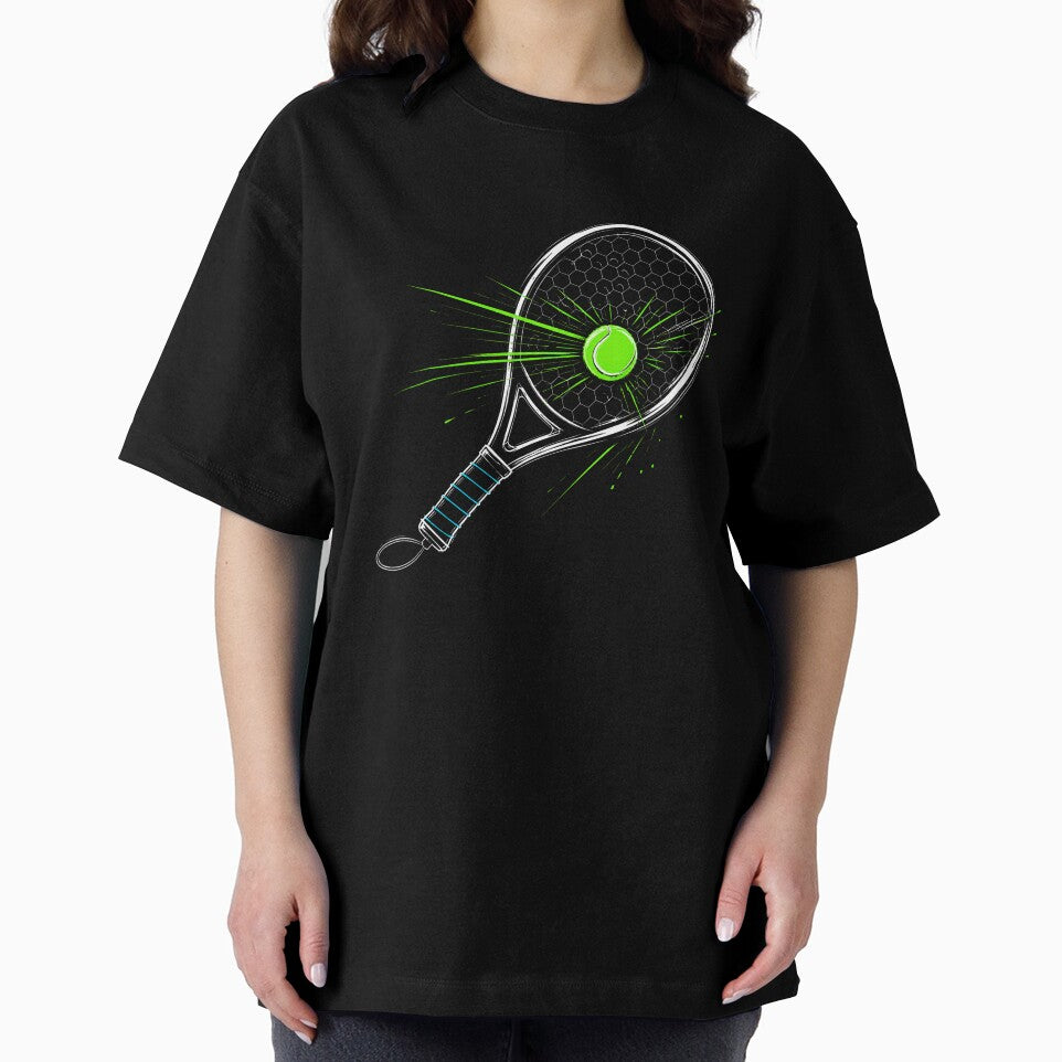 Padel Racket Ball Impact Explosion Graphic by Marel55