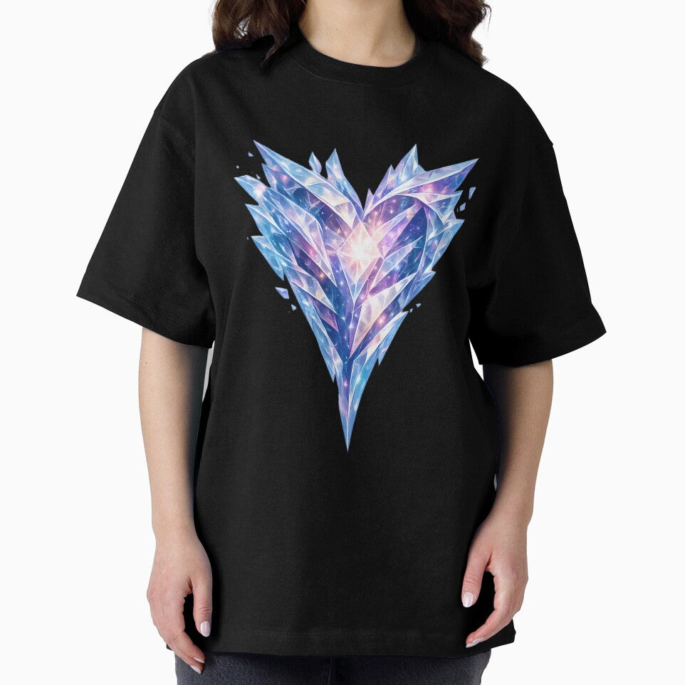 Radiant Cosmic Crystal Heart Astral Gemstone by CrystalVanta