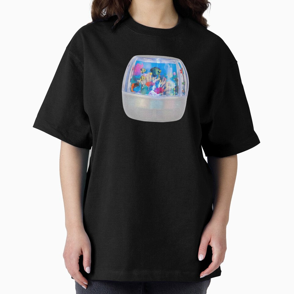 Y2K Desktop Bubble Aquarium Fake Tropical Fish by NostalgiaOS