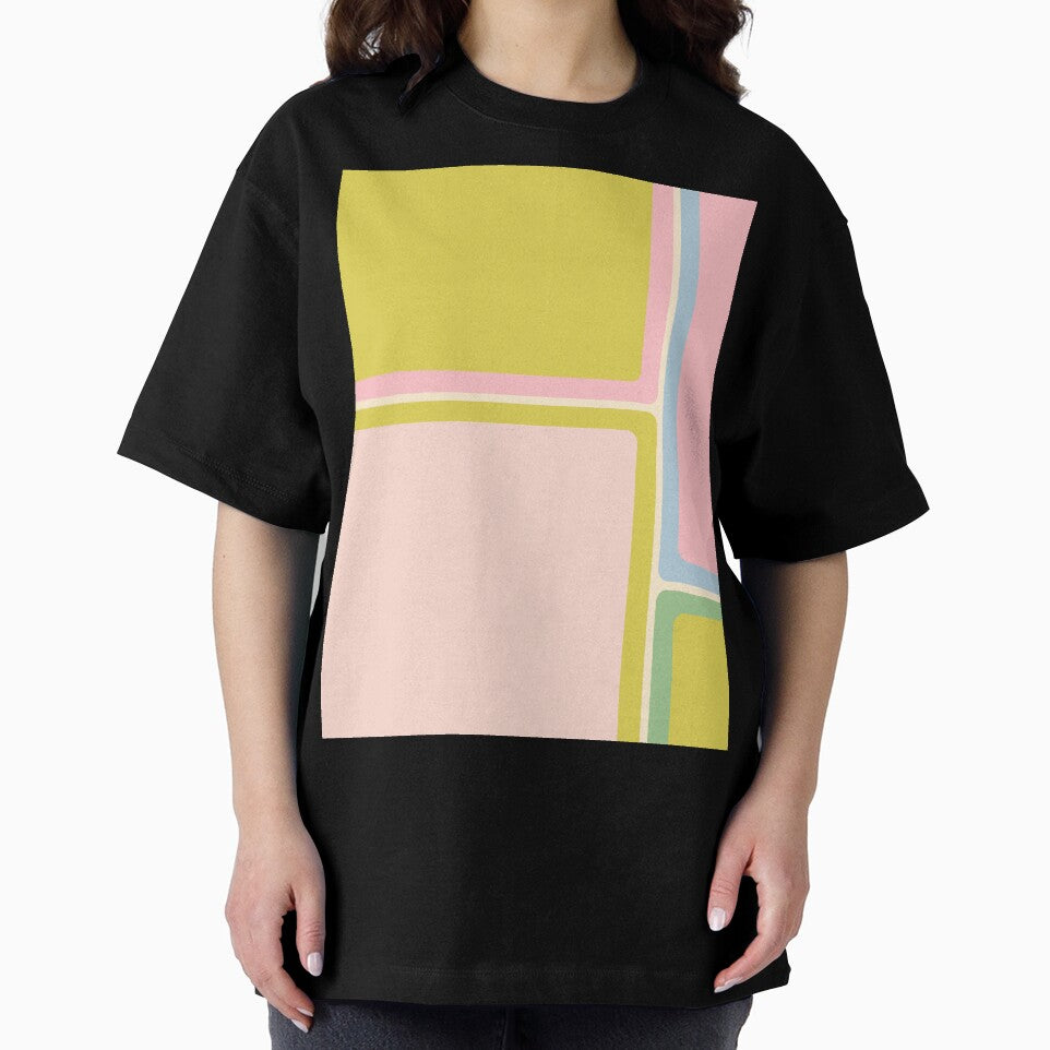 Minimal Geometrics Soft Pink Pastel Pattern by kierkegaard