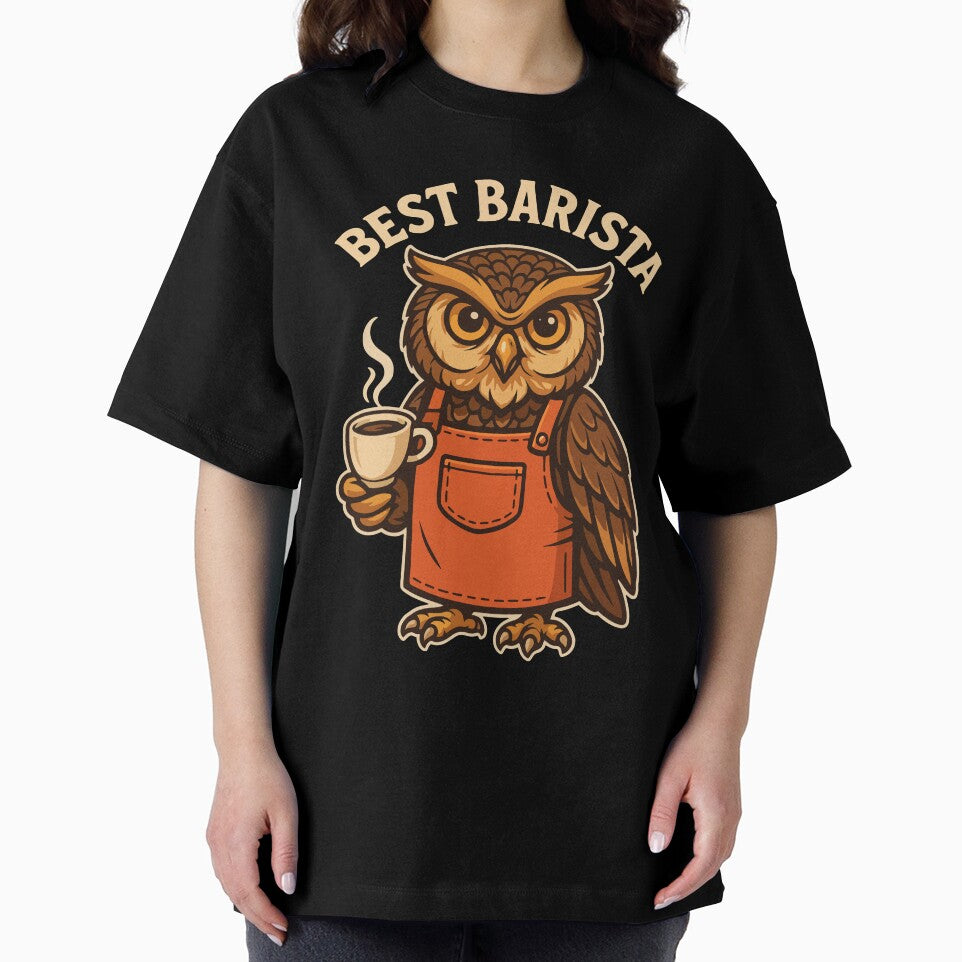 Best Barista – Owl Design for Night Shift Coffee Masters by Coffee Lifestyle