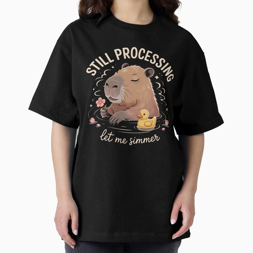 Cute Relaxed Capybara by Velvetwhim
