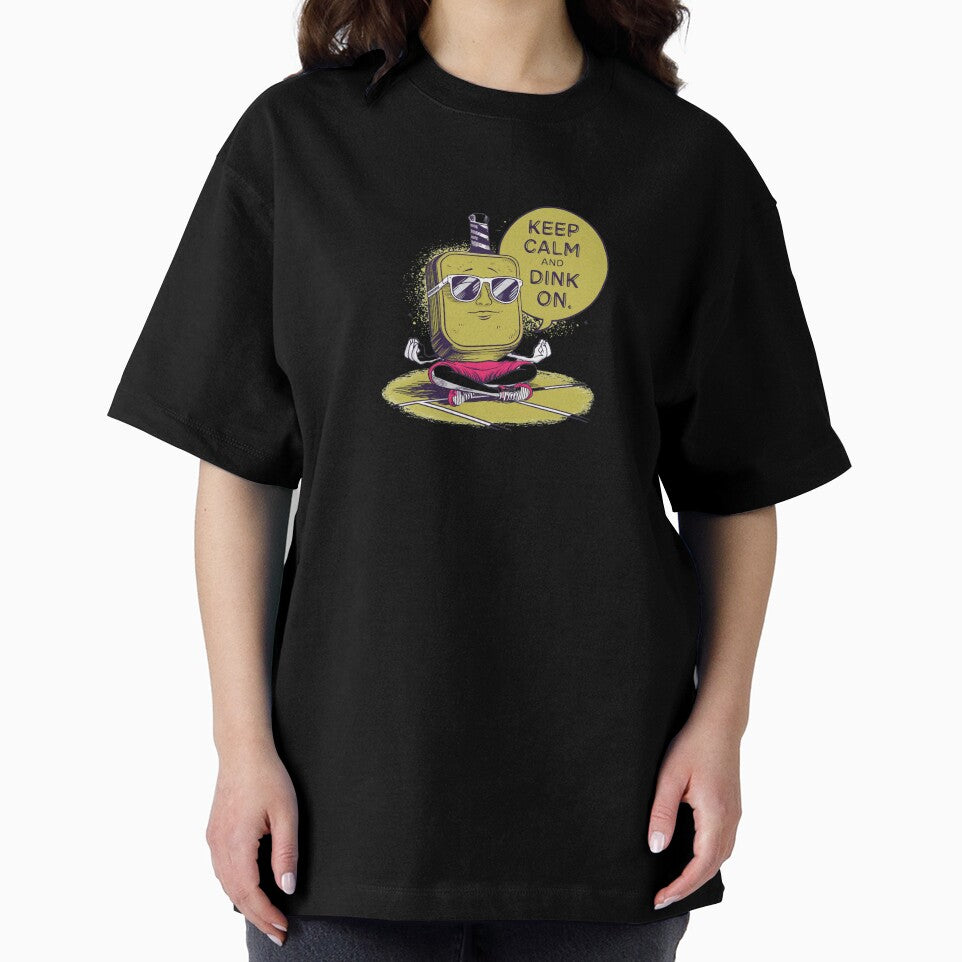 Funny Pickleball Gift "Keep Calm and Dink On" by UneequeDesigns