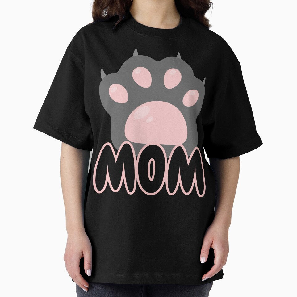 Cat/Dog Mom Cute Minimalist Text Design : Perfect for Proud Pet Lovers by AlienTechs