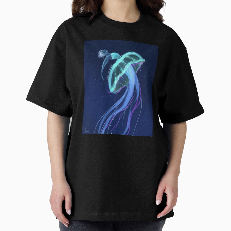 Jellyfish Mermaid Ghostly by MisuWinArt