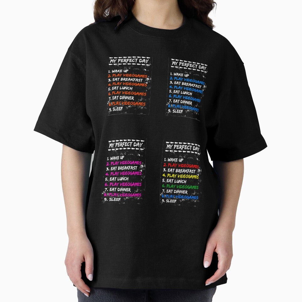 My Perfect Day Videogames, Gamer Gift, Sticker Pack by FNStuff
