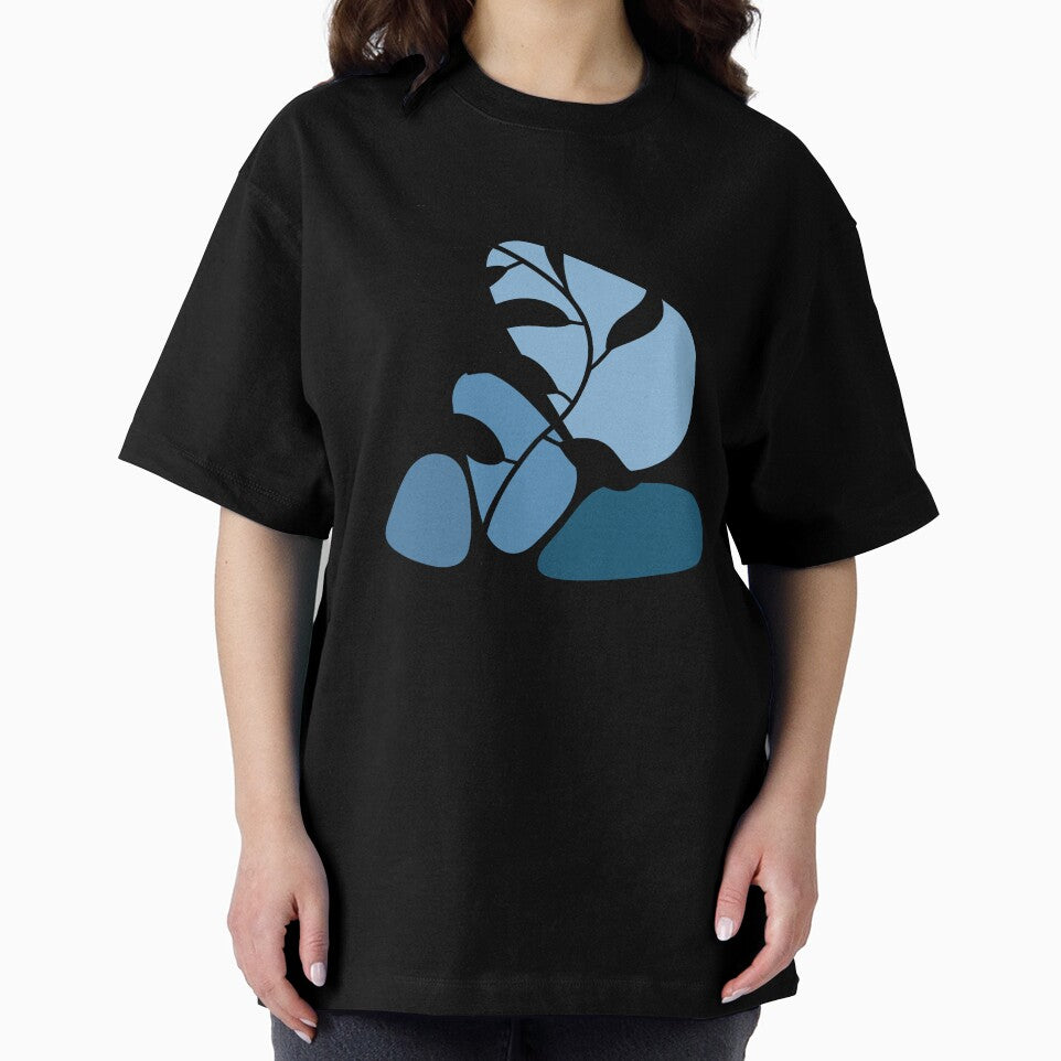 Whimsical Nature Blue Boho Minimalism by Sartoris Art