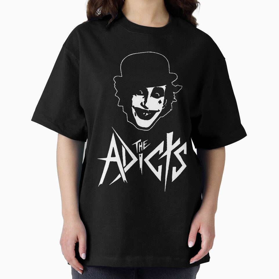 The Adicts Black and White Punk Shirt — UK Punk Rock Droog Aesthetic Band Tee by Cat-butt-shirts
