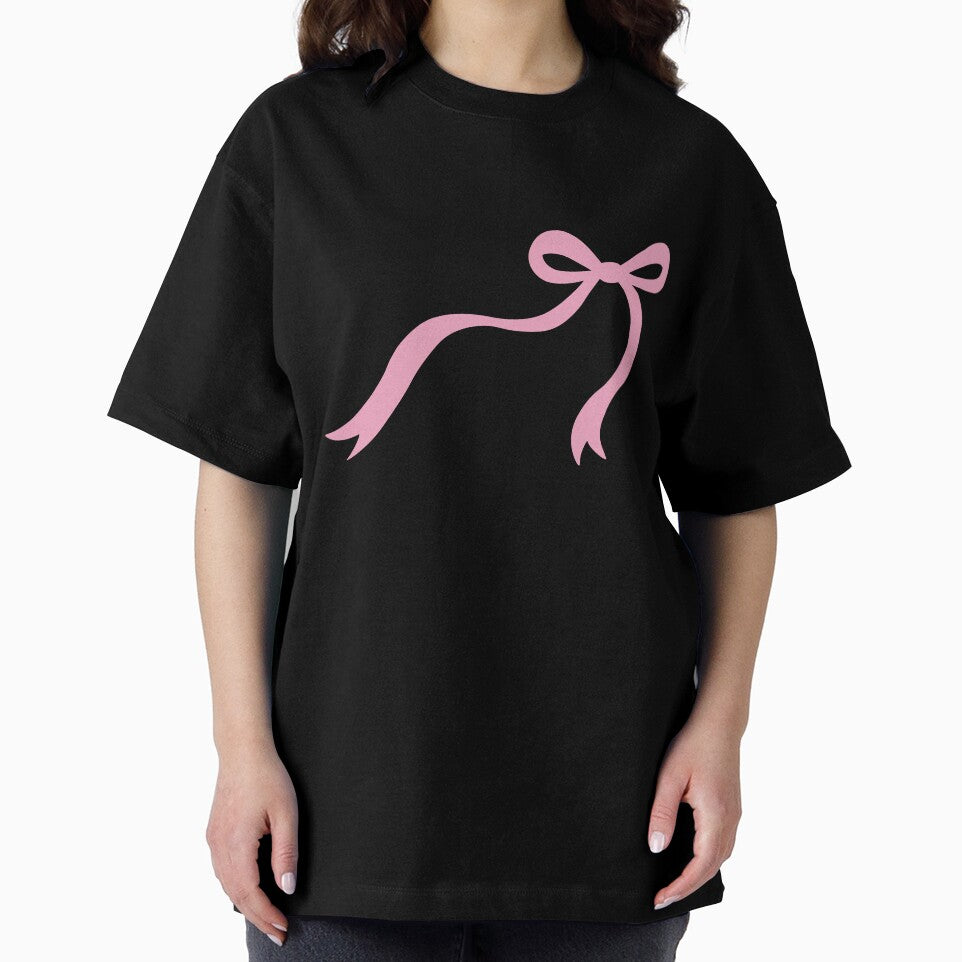 Cute Pink Bow Illustration | Coquette Aesthetic Ribbon Design by PnrArtDesign