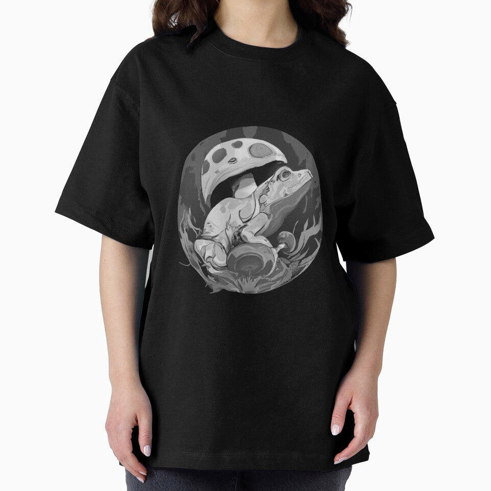 Frog on Mushroom Cute Essential by PODUNUSUAL