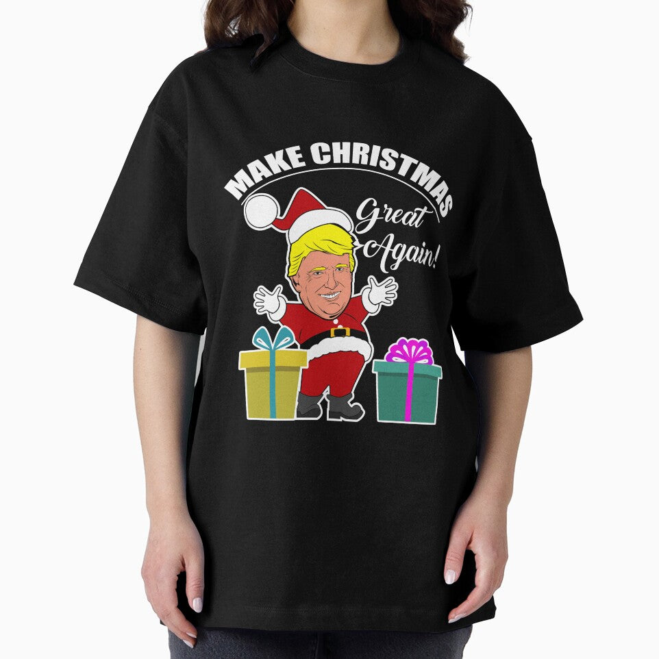 Make Christmas Great Again Donald Trump T-Shirt by AllStarMerch