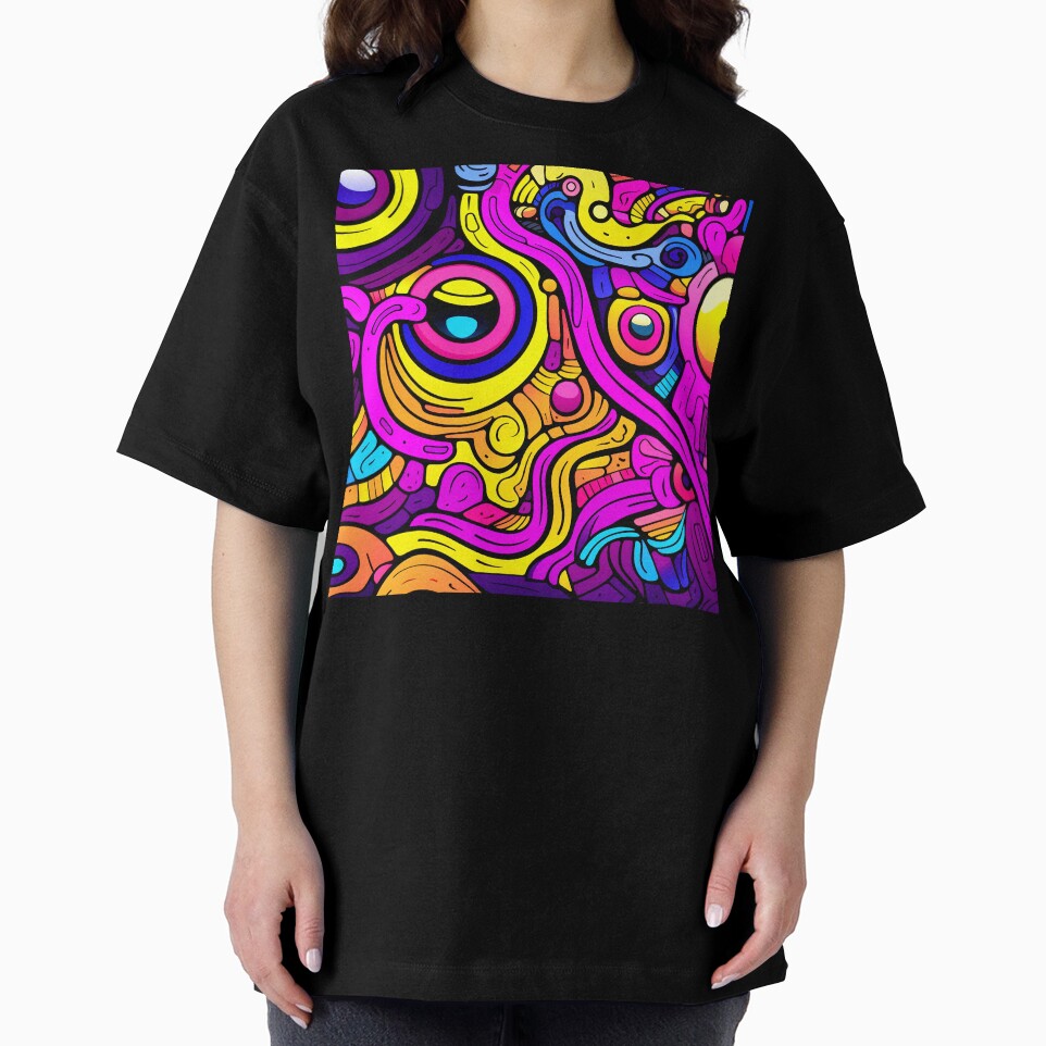Jazz Dancing Vibrantly Colorful Abstract Pop Art Design by DEC02