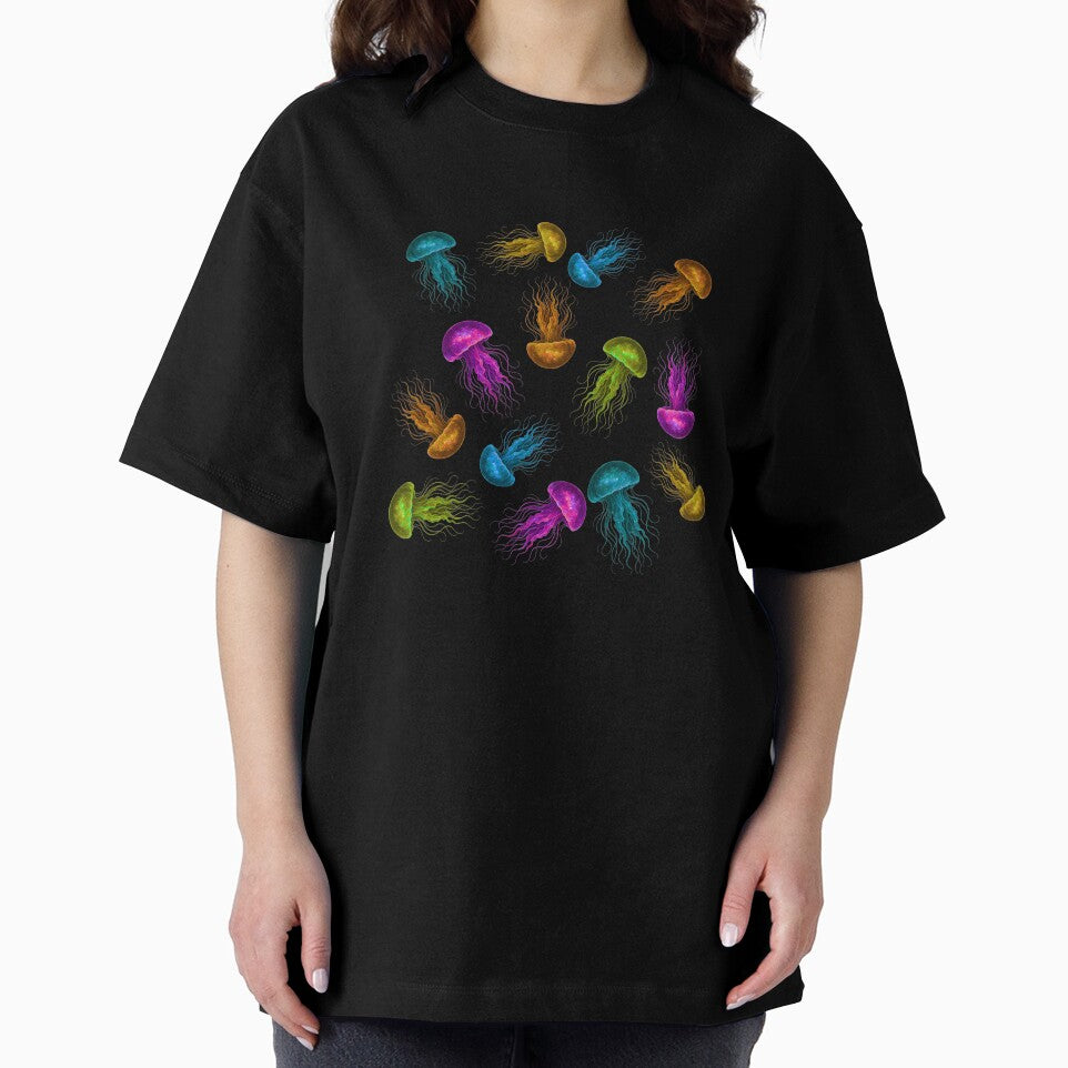 Cosmic Jellyfish – Galaxy Glow Pattern by Afraadil001