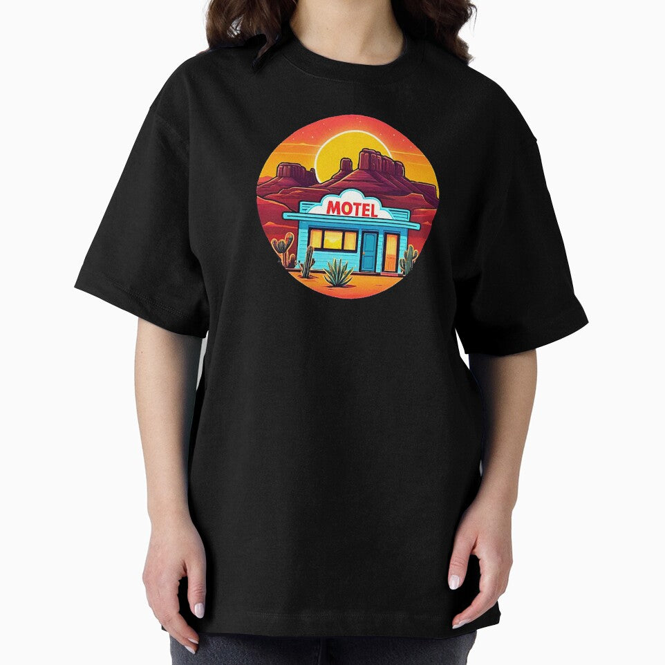 Travel Aesthetic Fortune Desert Motel by Giulivo Store Graphic