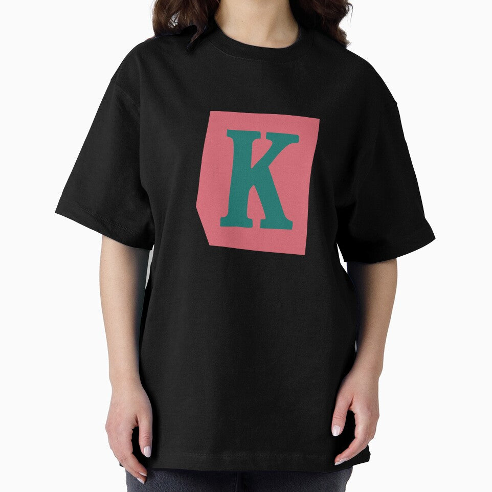 Letter K - Colorful Cutout Paper Collage Alphabet Initial by uncoXab