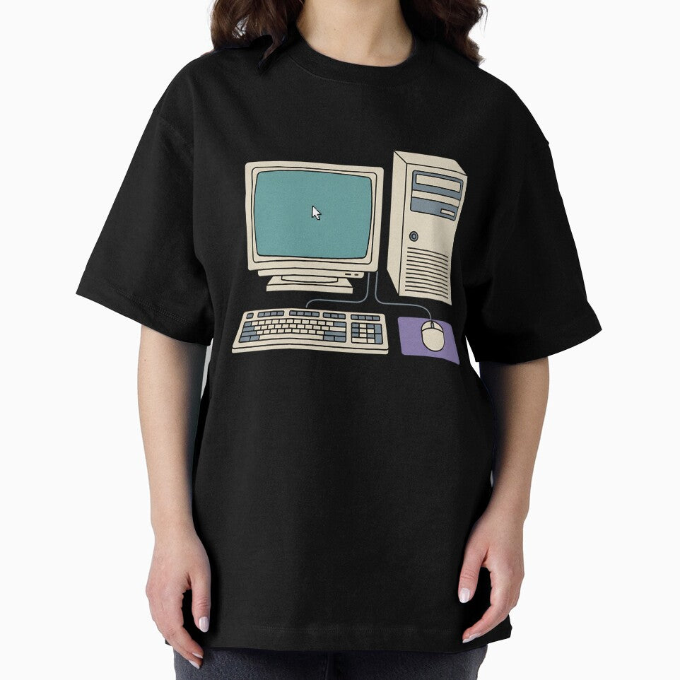 Retro 90s Computer Aesthetic Vintage PC Tech Geek Men Women by clothesy7