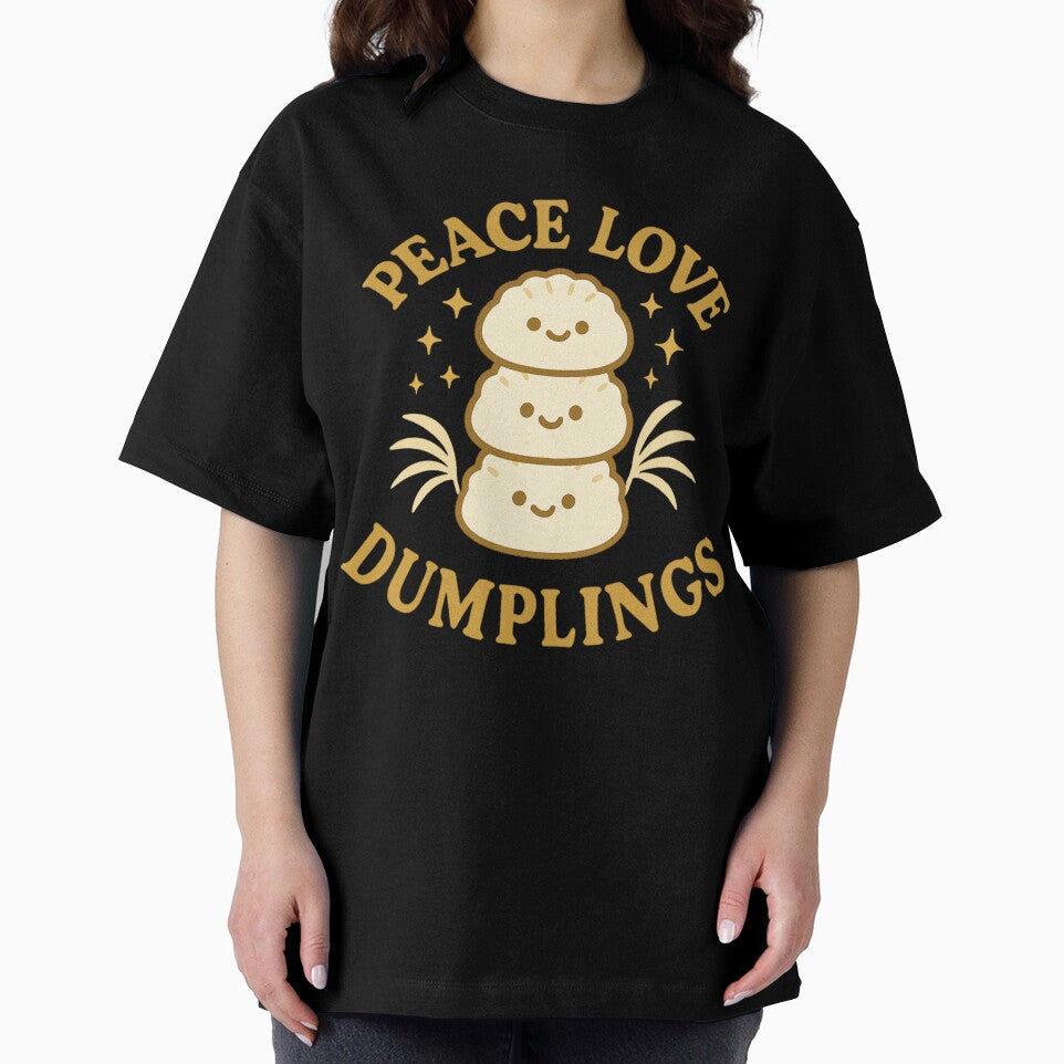 Peace love Dumplings funny Dumplings fan by snowry