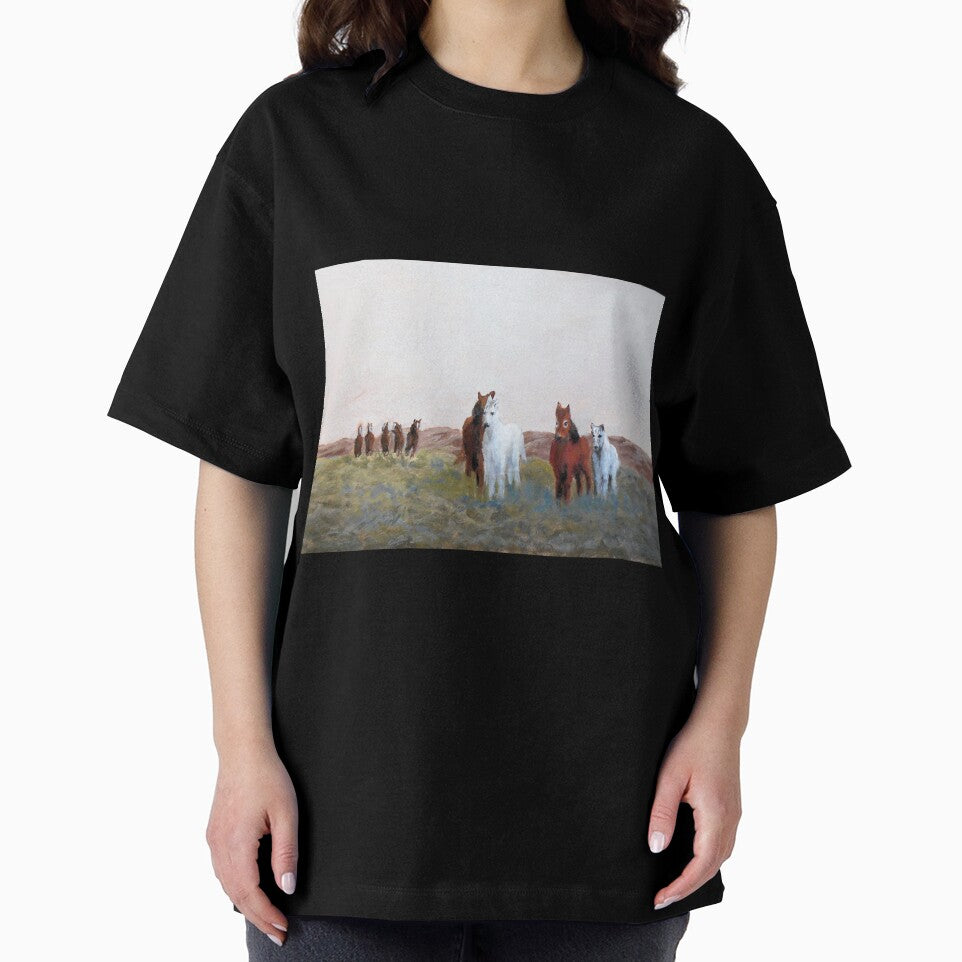 Horses on the run by Hals-Art