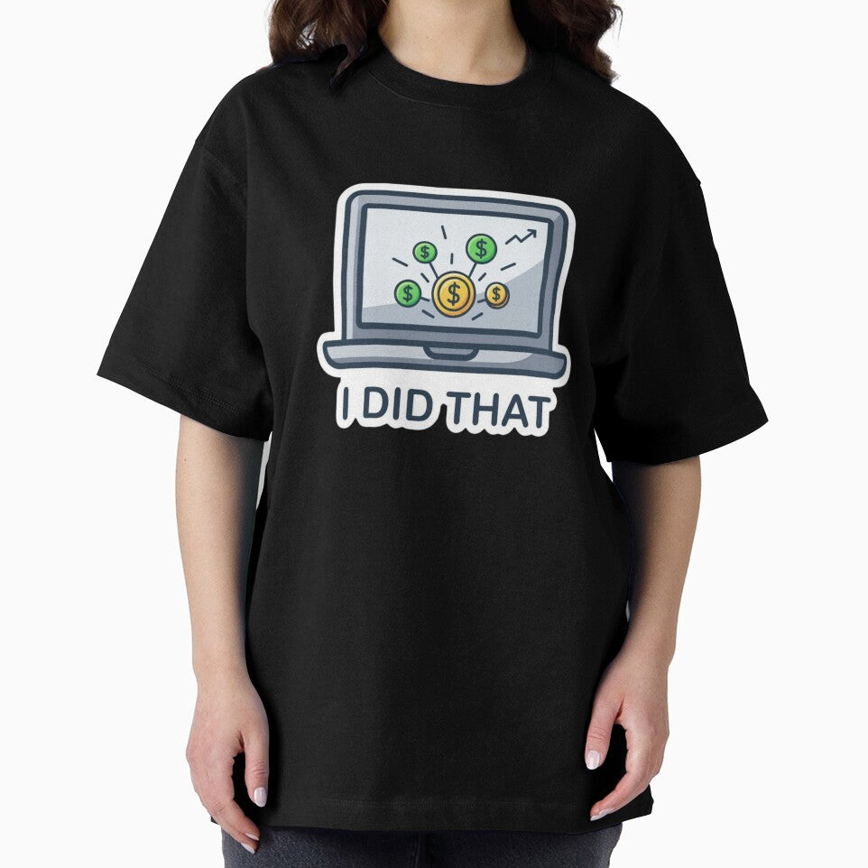 I Did That Remote Work Success Sticker – Online Business Achievement Digital Nomad Design by ZYNORAworld