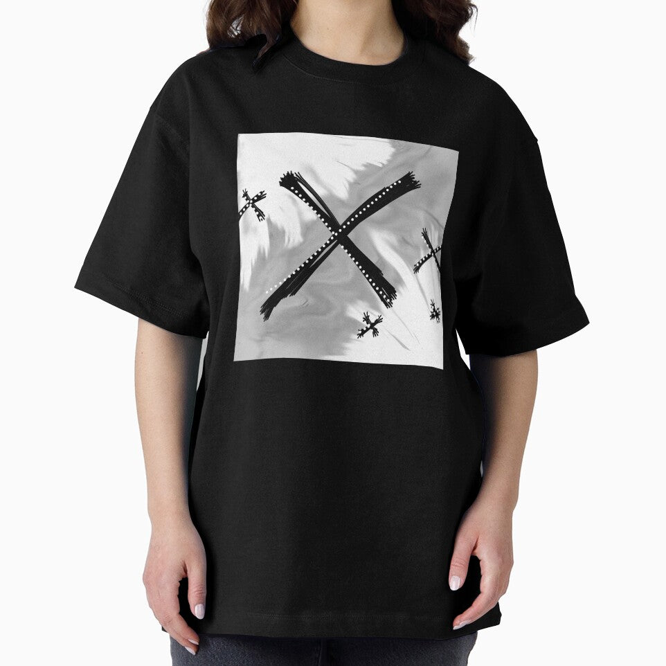 Minimal Grunge x Design Abstract Line Art- Inverted by Systems.tl