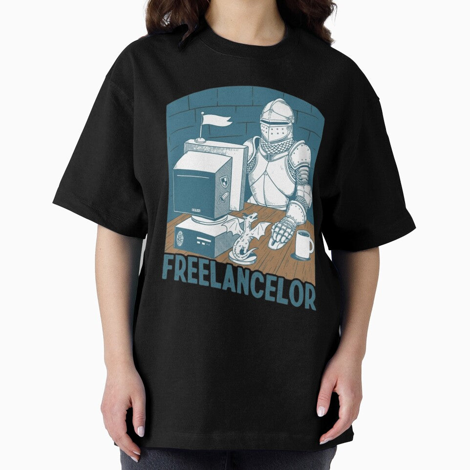 Funny Freelancelor Knight Retro Computer Fantasy Freelancer Gift by haitrieuic96