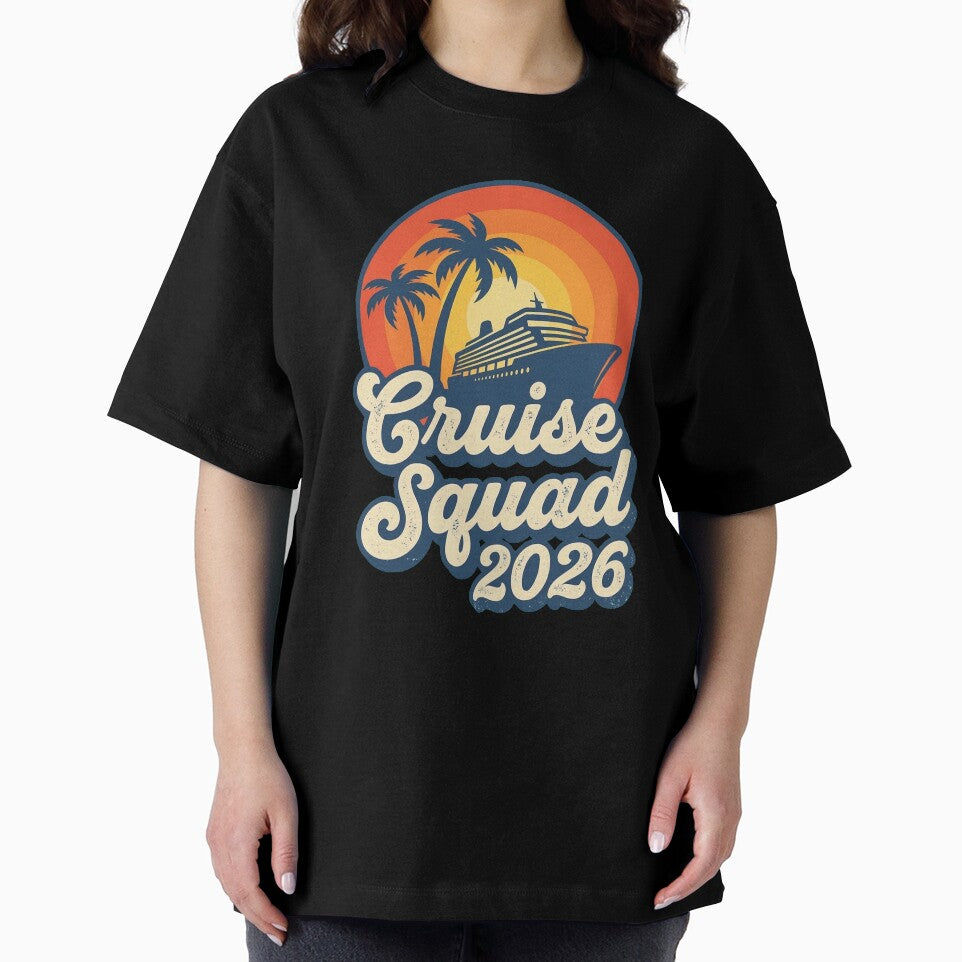 Vintage Cruise Squad 2026 Groovy Family Trip by TeNovaStudio