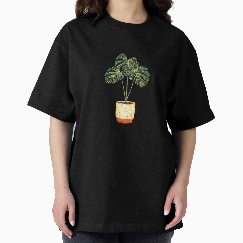 Monstera Plant – Tropical Houseplant Illustration by CleanLineStudio