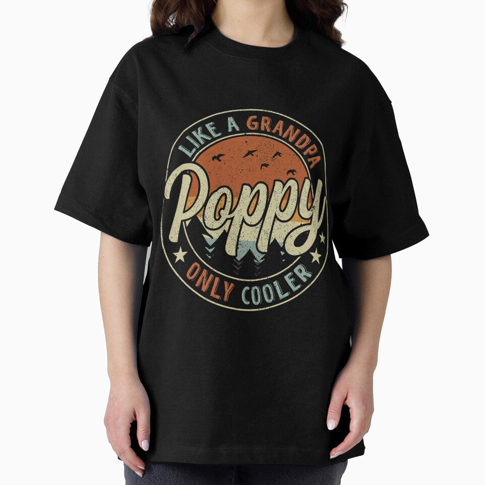 Poppy Like A Grandpa Only Cooler Vintage Retro by RetroStyle247