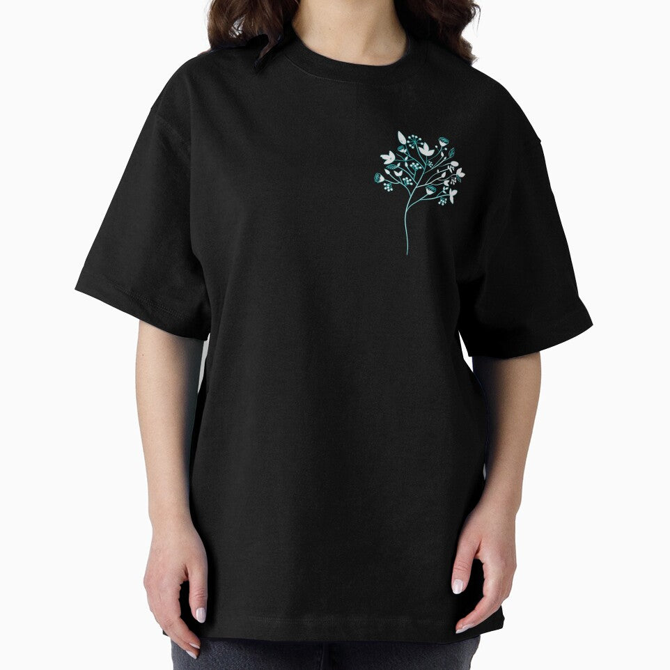 Sketched Tree - Teal by abusygirl