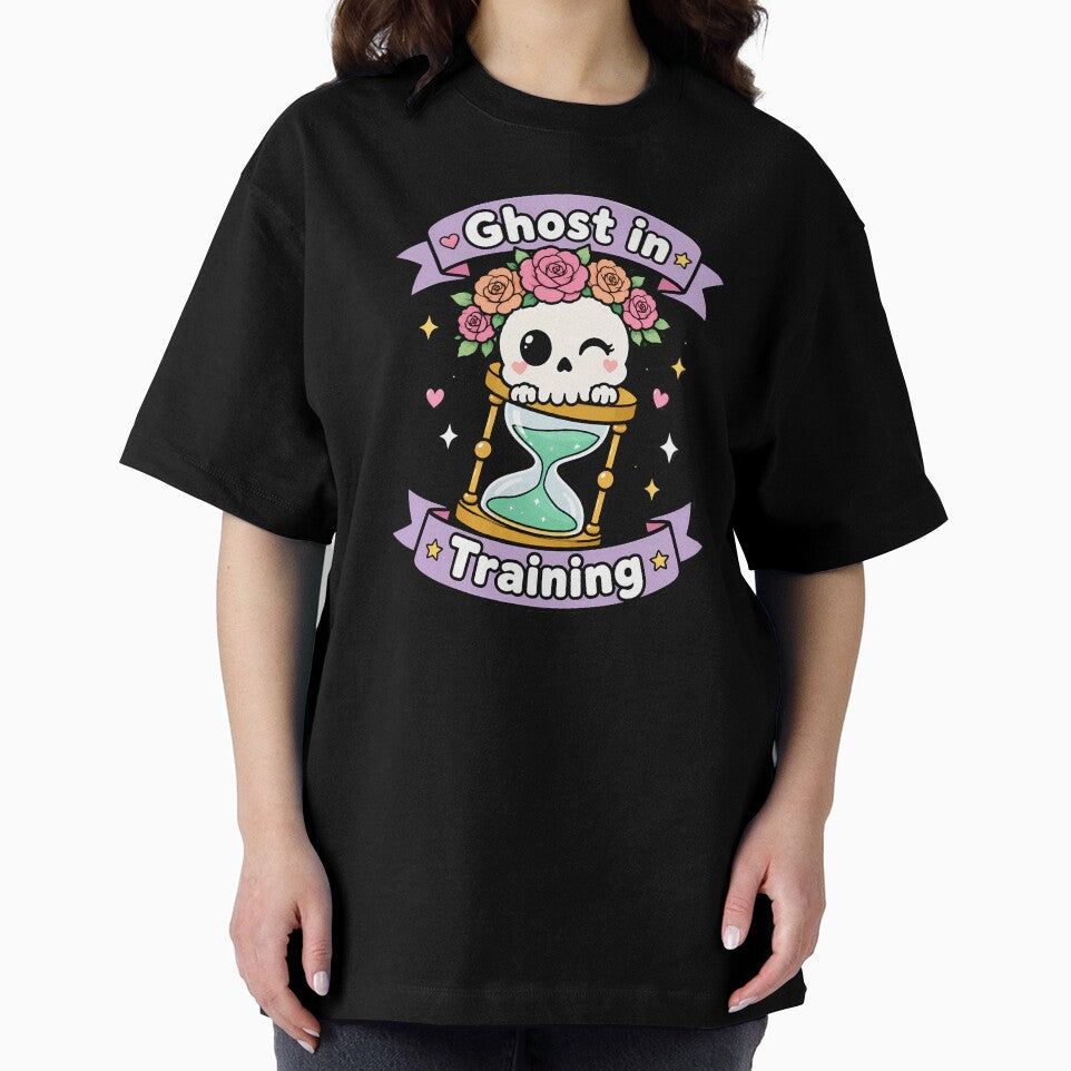 Ghost In Training Pastel Goth Spooky Skull by chattsuede