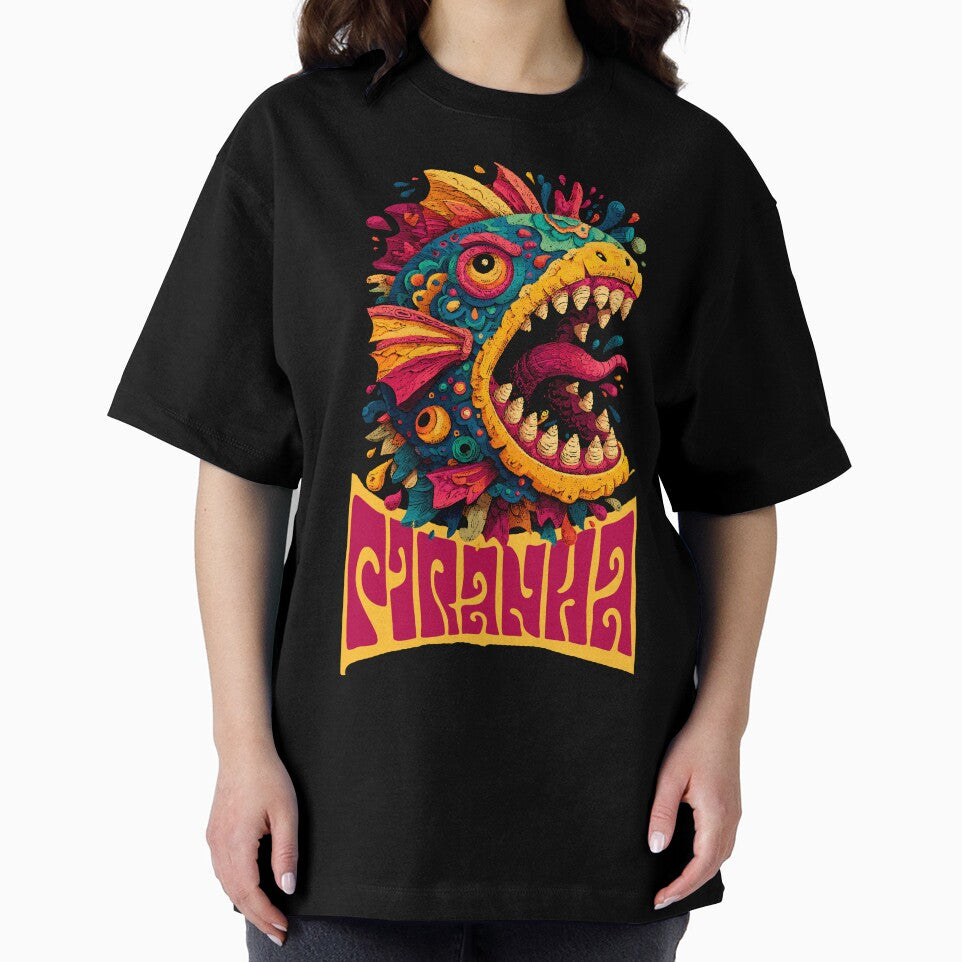 Psycho Piranha – Pop-Art Deep-Sea Burst by Gooos