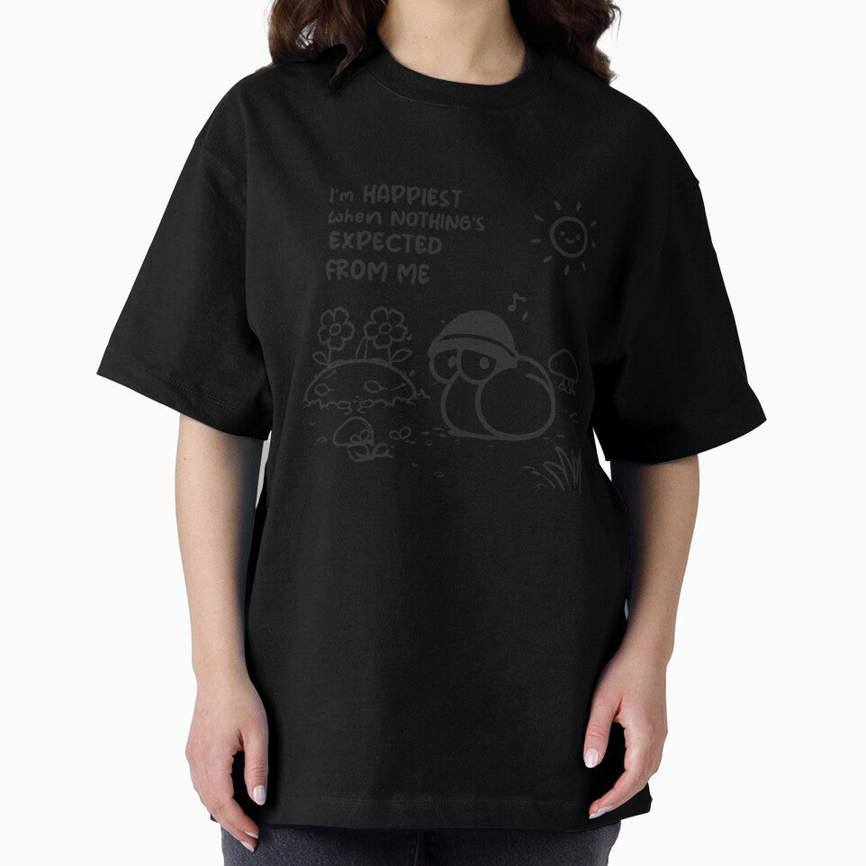 No Expectations, No Pressure - Cute Introvert Snail by snewen