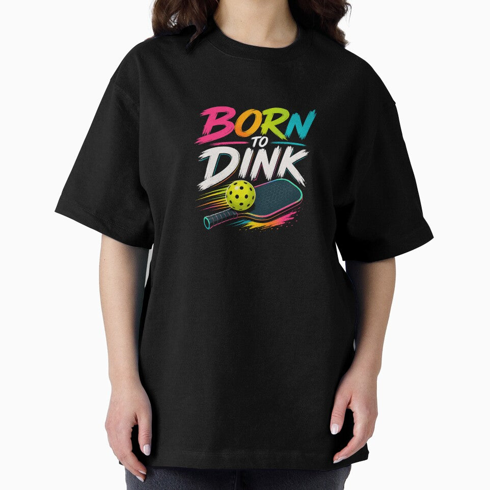 Born To Dink Pickleball Retro Design by Rally Ink Designs