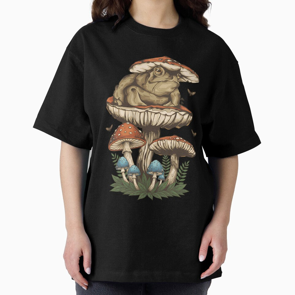 Magical Toadstool Art Whimsical Fantasy by nipunifekniy