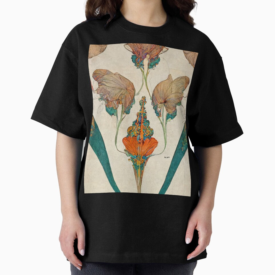 Copy of Exotic Nature, Botanical ethereal floral kaleidoscope Pattern by B-outfiters