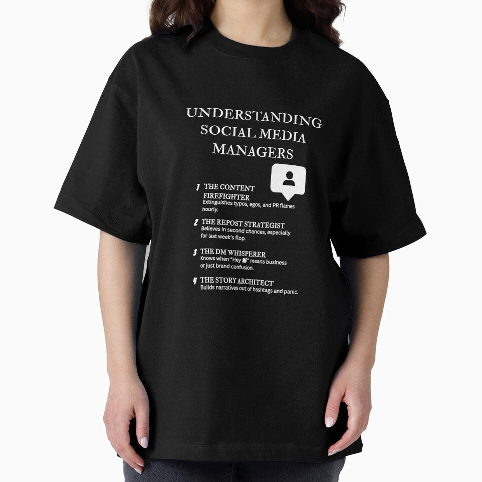 Understanding Social Media Managers – Humor Only Marketers Get – Black by PsyFlow35