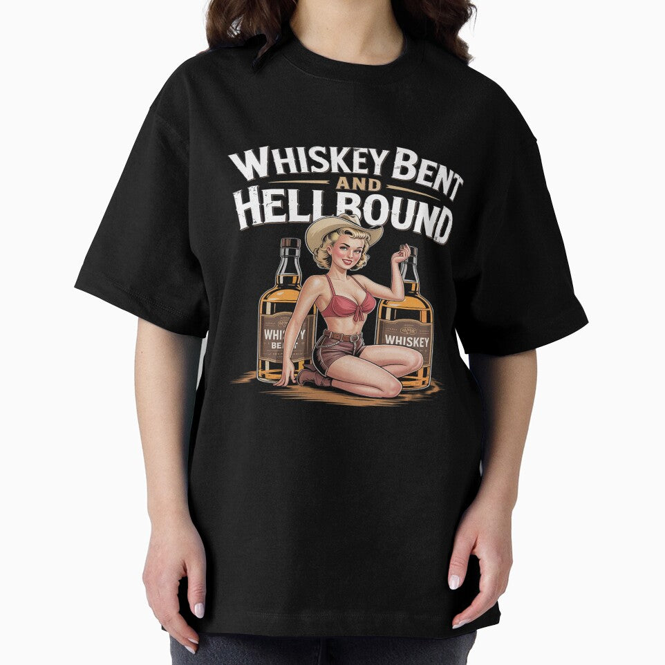 Whiskey Bent And Hellbound Sexy Cowgirl Whiskey Cute by countntenov