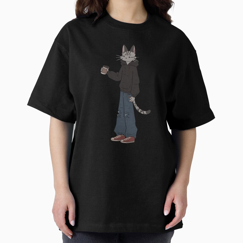casual cat by papercreatyre