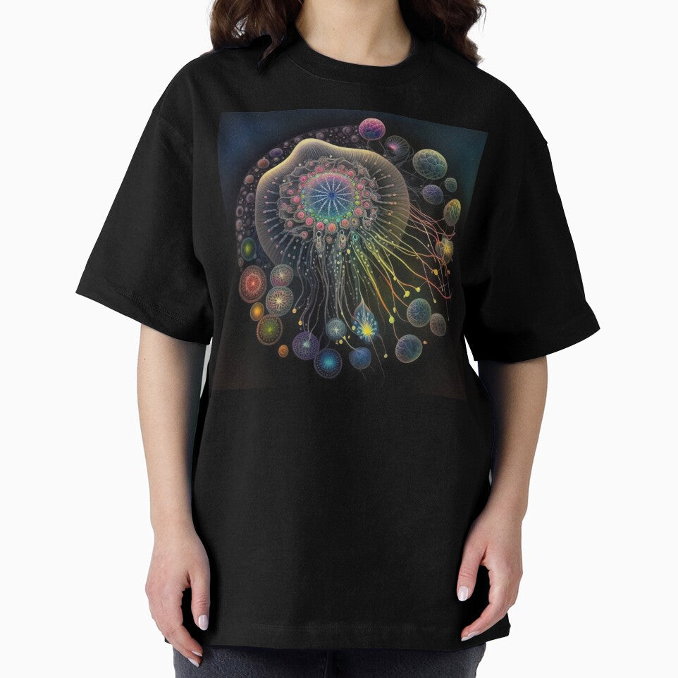 Jellyfish with Bubbles by ImaginationbyAI