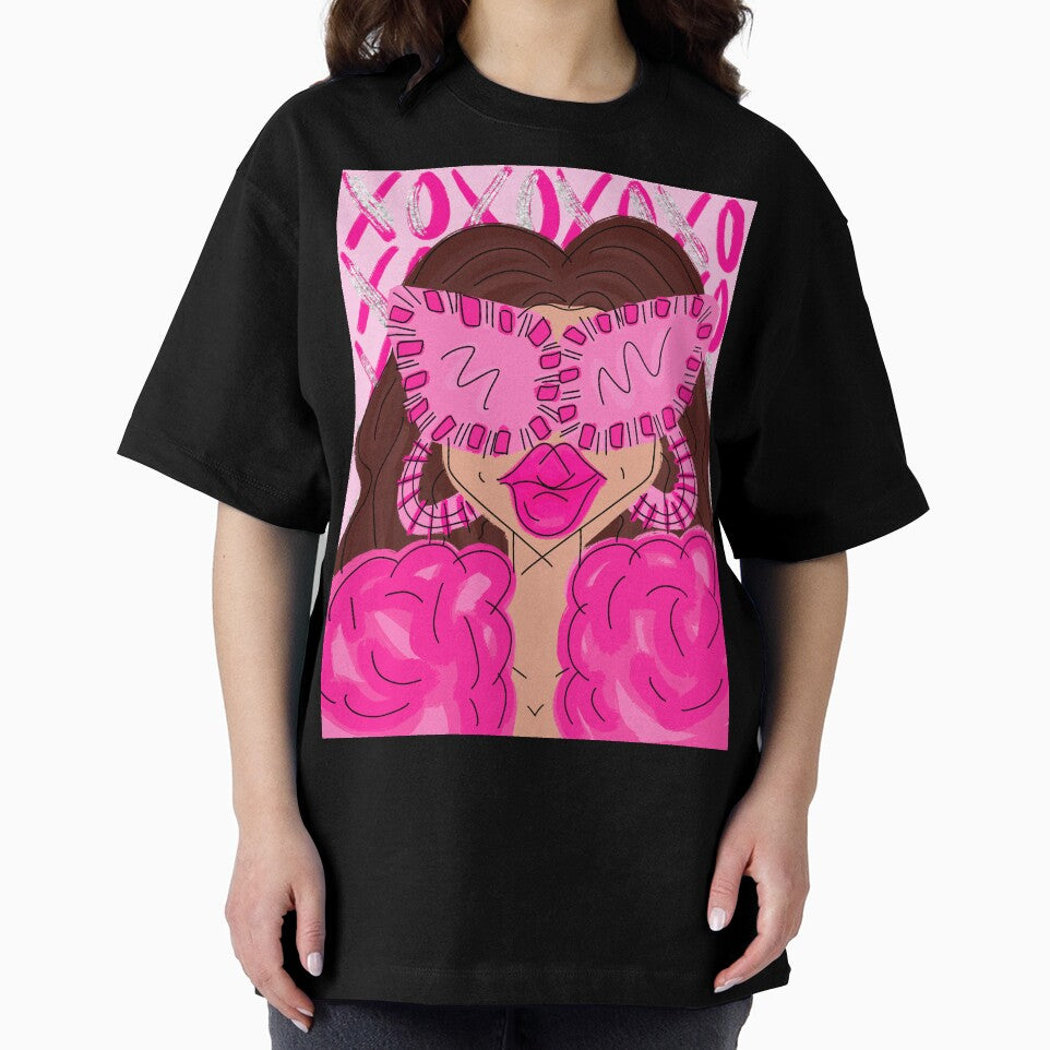 preppy pink girl portrait by SUUSCK ★